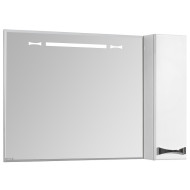 Зеркало со шкафом Aquaton Диор 100 R 1A167902DR01R с подсветкой Белое Зеркало со шкафом Aquaton Диор 100 R 1A167902DR01R с подсветкой Белое