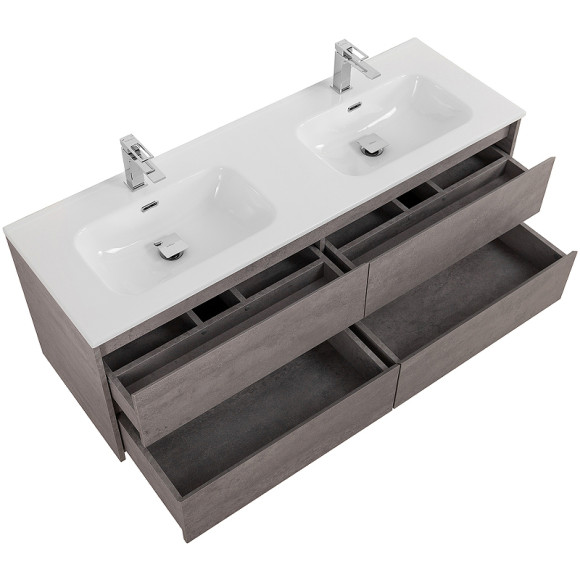 Тумба под раковину BelBagno Kraft 140 KRAFT-1400-4C-SO-2-CG подвесная Cemento Grigio Тумба под раковину BelBagno Kraft 140 KRAFT-1400-4C-SO-2-CG подвесная Cemento Grigio