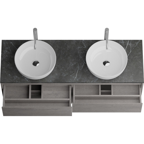 Тумба под раковину BelBagno Kraft 140 KRAFT-1400-4C-SO-2-CG подвесная Cemento Grigio Тумба под раковину BelBagno Kraft 140 KRAFT-1400-4C-SO-2-CG подвесная Cemento Grigio