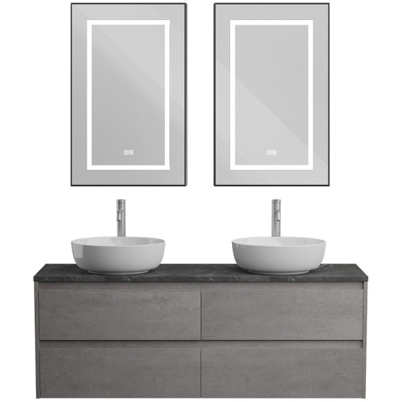 Тумба под раковину BelBagno Kraft 140 KRAFT-1400-4C-SO-2-CG подвесная Cemento Grigio Тумба под раковину BelBagno Kraft 140 KRAFT-1400-4C-SO-2-CG подвесная Cemento Grigio