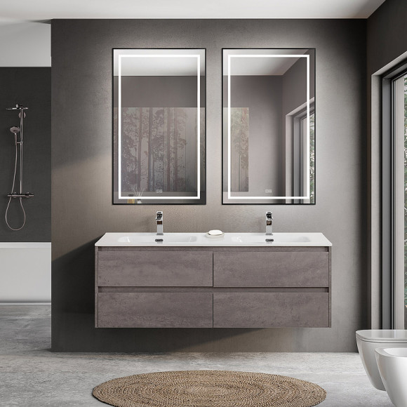 Тумба под раковину BelBagno Kraft 140 KRAFT-1400-4C-SO-2-CG подвесная Cemento Grigio Тумба под раковину BelBagno Kraft 140 KRAFT-1400-4C-SO-2-CG подвесная Cemento Grigio