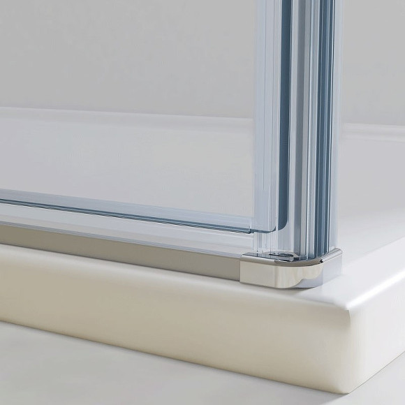 Душевой уголок Vincea Extra 90х100 VSR-1E809010CL профиль Хром стекло прозрачное