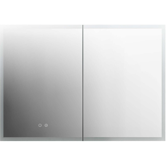 Зеркальный шкаф Aquatek 100 AQ7103B-MLC с подсветкой Хром Зеркальный шкаф Aquatek 100 AQ7103B-MLC с подсветкой Хром