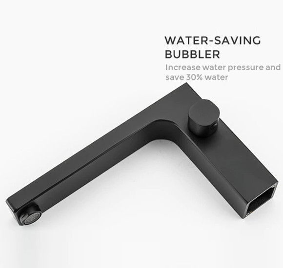 Смеситель на борт ванны Gappo G17-6 G1117-6 Черный матовый Смеситель на борт ванны Gappo G17-6 G1117-6 Черный матовый