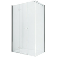 Душевой уголок New Trendy New Soleo Chrome 100x120 L K-0623 профиль Хром стекло прозрачное
