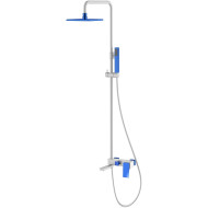 Душевая система Boheme Q 148-WUW.2 Белая Синяя