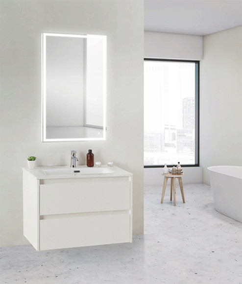 Тумба под раковину BelBagno KRAFT 39-700/390-2C-SO-BO подвесная Bianco Opaco