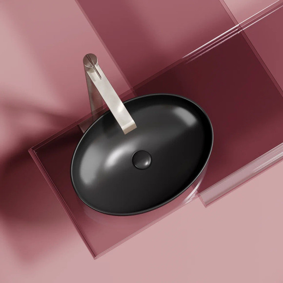 Раковина-чаша Ceramicanova Element 50 CN6056MB Черная матовая Раковина-чаша Ceramicanova Element 50 CN6056MB Черная матовая