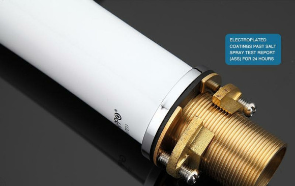 Смеситель для биде Gappo G48 G5048 Белый Хром