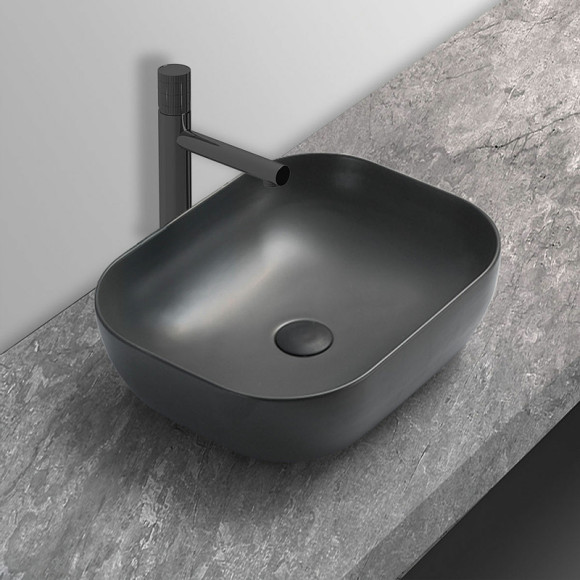 Раковина-чаша Vincea 51 VBS-101MA Антрацит матовый Раковина-чаша Vincea 51 VBS-101MA Антрацит матовый