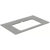 Столешница под раковину Kerama Marazzi Plaza Next Фондамента 80 PL2.DL500920R\80 Серый камень