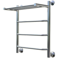 Водяной полотенцесушитель Тругор Браво 1 П НП 60x50 с полкой Хром
