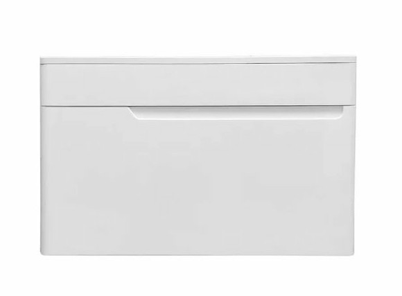 Тумба с раковиной Эстет Kare Luxe 80 ФР-00005718 подвесная Белая