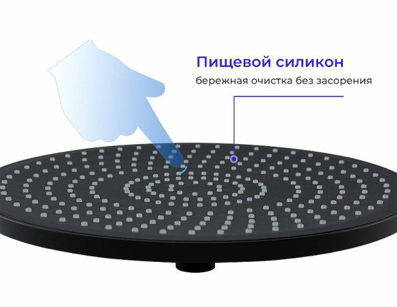 Верхний душ Gappo G006-25 Черный матовый Верхний душ Gappo G006-25 Черный матовый