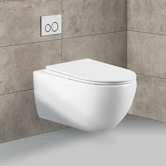 Унитаз Vincea Evo VT1-34 подвесной с сиденьем Микролифт Унитаз Vincea Evo VT1-34 подвесной с сиденьем Микролифт