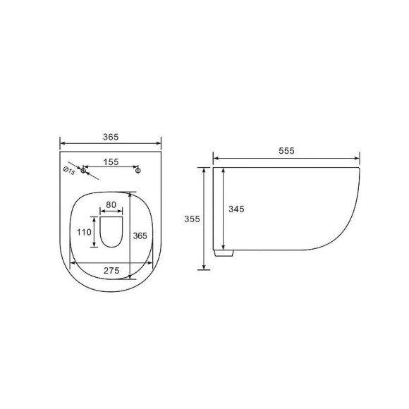 Унитаз Vincea Evo VT1-34 подвесной с сиденьем Микролифт Унитаз Vincea Evo VT1-34 подвесной с сиденьем Микролифт