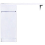 Тумба с раковиной Orange Sistema 100 L STK-40TUW+RAL с бельевой корзиной Белая