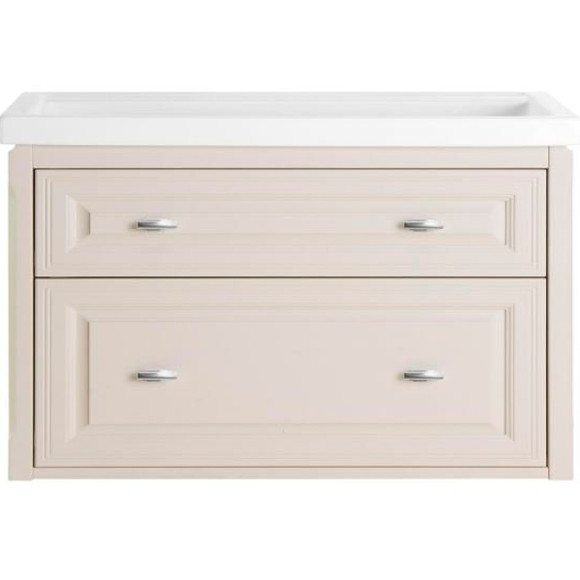 Комплект мебели для ванной ASB-Woodline Кастелло 100 Бежевый