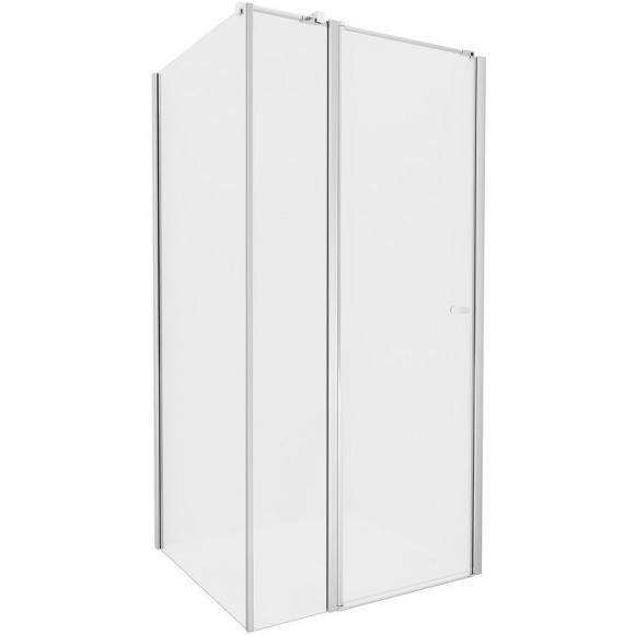 Душевой уголок New Trendy New Soleo Chrome 110х110 K-0731 профиль Хром стекло прозрачное