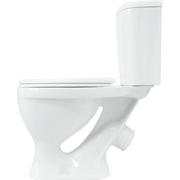 Унитаз-компакт Sanita Формат Эконом WC.CC/Format/1-P/WHT.G/S1 с бачком и сиденьем Унитаз-компакт Sanita Формат Эконом WC.CC/Format/1-P/WHT.G/S1 с бачком и сиденьем