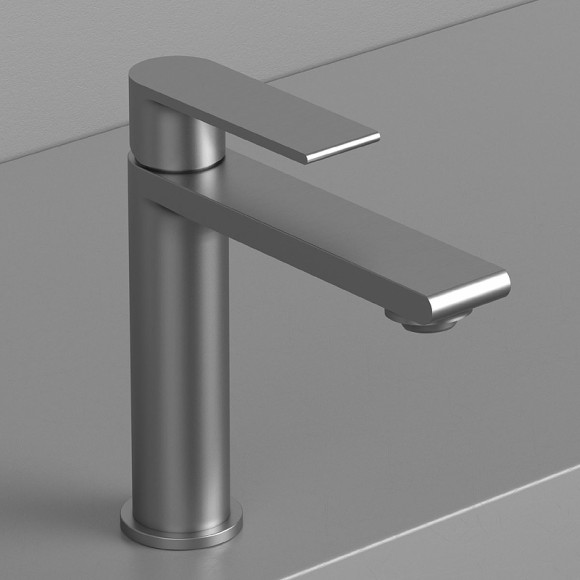 Смеситель для раковины Vincea Vogue VBF-1V1GM Вороненая сталь