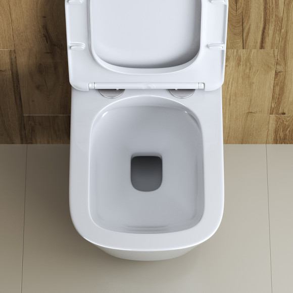 Комплект унитаза с инсталляцией BelBagno Due BB3103CHR/SC/BB002-80/BB018-GV-BIANCO с сиденьем Микролифт и Белой клавишей смыва Комплект унитаза с инсталляцией BelBagno Due BB3103CHR/SC/BB002-80/BB018-GV-BIANCO с сиденьем Микролифт и Белой клавишей смыва