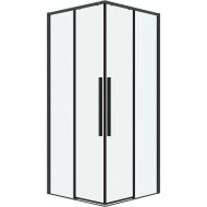 Душевой уголок Grossman Galaxy 100х100 300.K33.01.1010.42.00 профиль Графит сатин стекло прозрачное