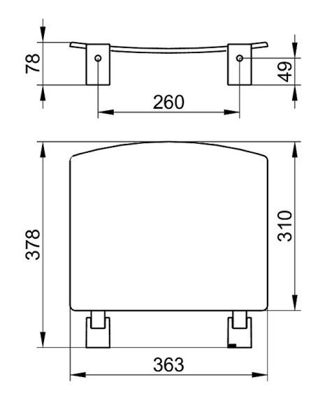 Сиденье для душа Keuco Plan 14980 010051 Белое Сиденье для душа Keuco Plan 14980 010051 Белое