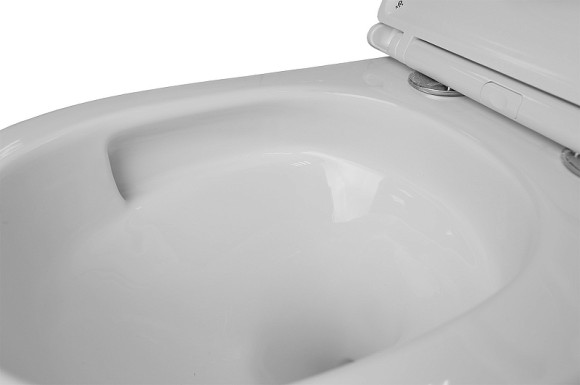 Унитаз Azario Grado AZ-0046-UQ3 подвесной Белый с сиденьем Микролифт Унитаз Azario Grado AZ-0046-UQ3 подвесной Белый с сиденьем Микролифт