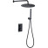 Душевая система Allen Brau Priority 5.31013-31 с термостатом Черная матовая Душевая система Allen Brau Priority 5.31013-31 с термостатом Черная матовая