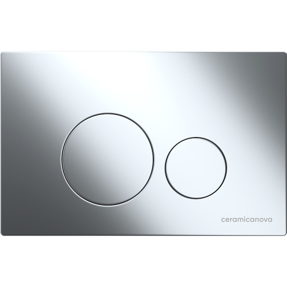 Комплект унитаза с инсталляцией Ceramicanova Metropol CN4002_1001CH_1000 с сиденьем Микролифт и клавишей смыва Хром глянцевый