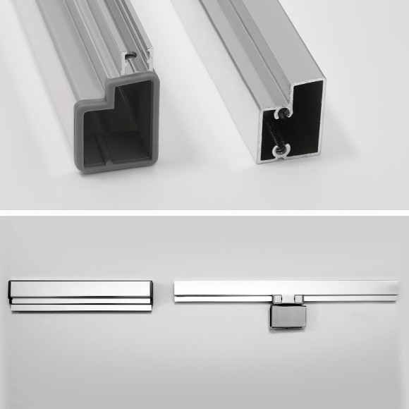 Душевая дверь WasserKRAFT Berkel 100 48P12 профиль Хром стекло прозрачное Душевая дверь WasserKRAFT Berkel 100 48P12 профиль Хром стекло прозрачное