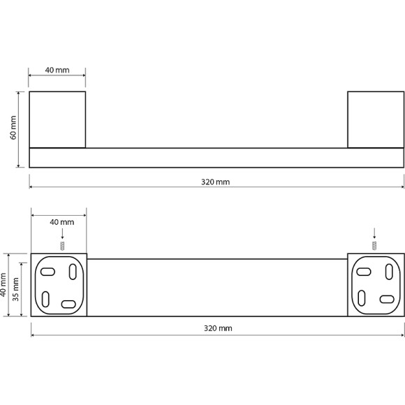 Поручень Bemeta Via 135007072 Хром Поручень Bemeta Via 135007072 Хром