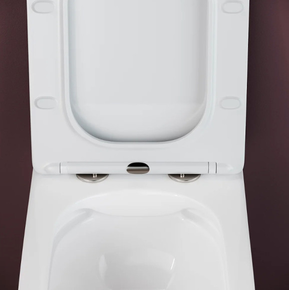 Комплект унитаза с инсталляцией Ceramicanova Metric CN3007_1001W_1000 с сиденьем Микролифт и Белой клавишей смыва Комплект унитаза с инсталляцией Ceramicanova Metric CN3007_1001W_1000 с сиденьем Микролифт и Белой клавишей смыва