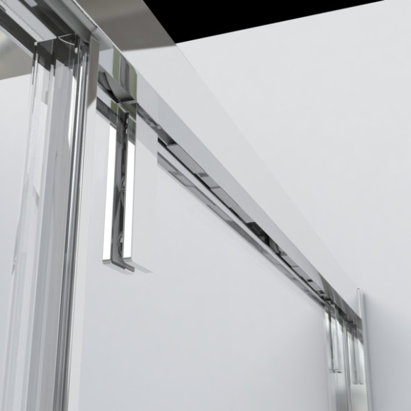 Душевой уголок Vincea Lugano 120х90 VSR-1L9012CL-1 профиль Хром стекло прозрачное