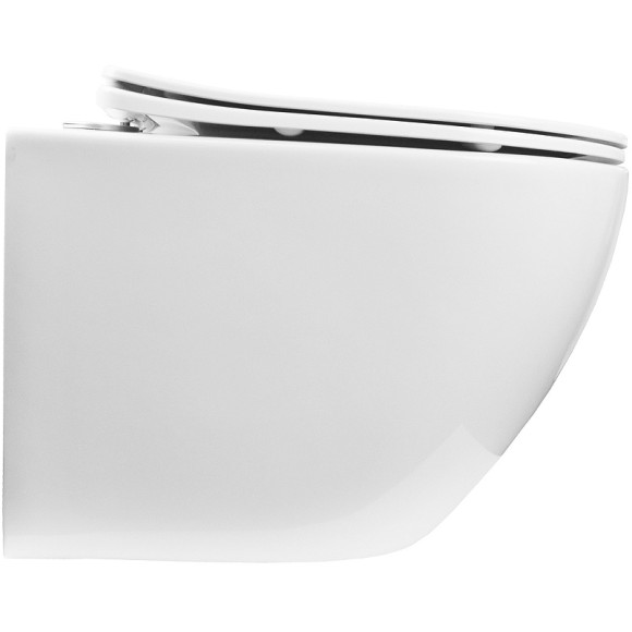 Унитаз Azario Grado AZ-0046 подвесной Белый с сиденьем Микролифт Унитаз Azario Grado AZ-0046 подвесной Белый с сиденьем Микролифт