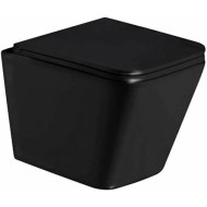 Унитаз WeltWasser Gelbach 043 GL-BL 10000011695 подвесной Черный глянцевый с сиденьем Микролифт