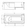 Акриловая ванна Timo Roha 170x70 ROHA1770 без гидромассажа Акриловая ванна Timo Roha 170x70 ROHA1770 без гидромассажа