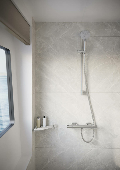 Смеситель для душа Hansgrohe Ecostat Comfort 13116000 с термостатом Хром