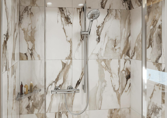 Смеситель для душа Hansgrohe Ecostat Comfort 13116000 с термостатом Хром