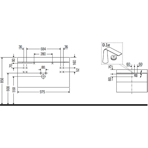 Тумба с раковиной Duravit Happy D 2 Plus 98 HP4348O2222 подвесная Белая глянцевая Тумба с раковиной Duravit Happy D 2 Plus 98 HP4348O2222 подвесная Белая глянцевая