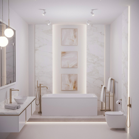 Акриловая ванна Corpa Nera Francesca 180x80 CN05018WH без гидромассажа Акриловая ванна Corpa Nera Francesca 180x80 CN05018WH без гидромассажа