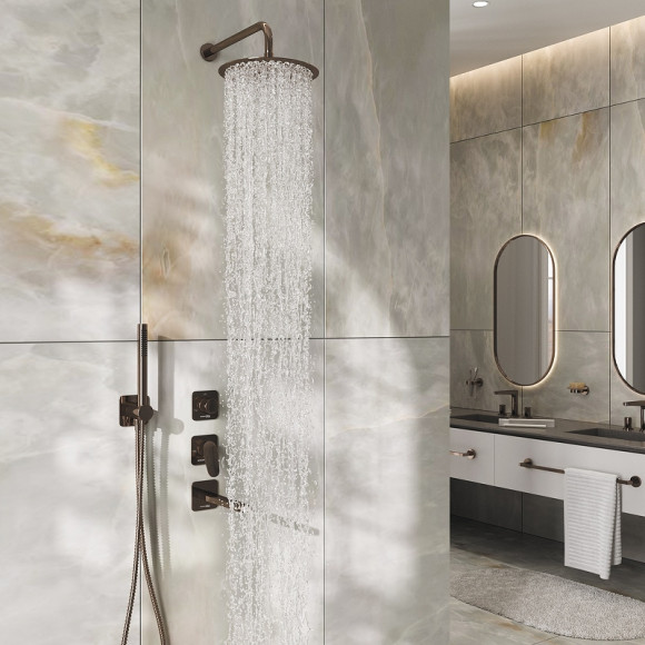 Верхний душ WasserKRAFT Asphe A331 Розовое золото Верхний душ WasserKRAFT Asphe A331 Розовое золото