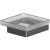 Мыльница Whitecross Cubo gunmetal CU2420GM Оружейная сталь
