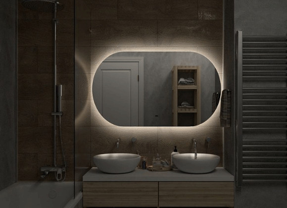 Зеркало Art&Max Torino AM-Tor-1200-700-DS-F с подсветкой с бесконтактным выключателем Зеркало Art&Max Torino AM-Tor-1200-700-DS-F с подсветкой с бесконтактным выключателем