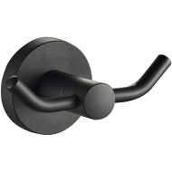 Двойной крючок Haiba HB8705-2 Черный матовый Двойной крючок Haiba HB8705-2 Черный матовый