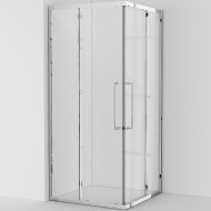 Душевой уголок Cezares Relax-304 100x100 RELAX-304-A-2-100-C-CR профиль Хром глянцевый стекло прозрачное