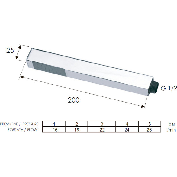Ручной душ Remer 317SSX Хром Ручной душ Remer 317SSX Хром