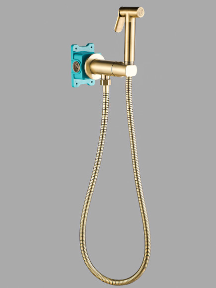 Гигиенический душ со смесителем ALMAes Agata AL-877-09 Бронза Гигиенический душ со смесителем ALMAes Agata AL-877-09 Бронза