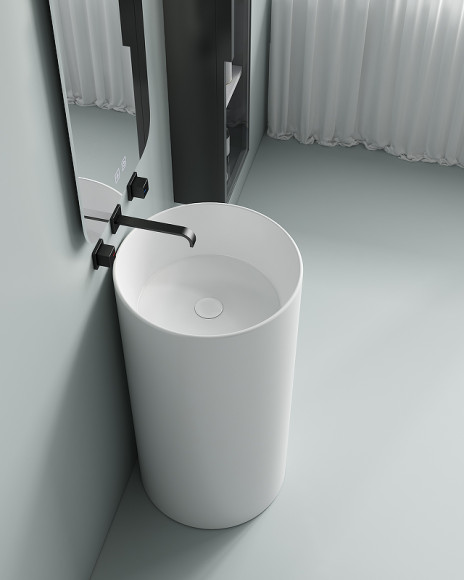 Раковина SantiLine 45 SL-4014 Белая Раковина SantiLine 45 SL-4014 Белая